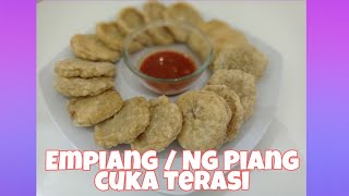 Empiang  Ng Piang  Otak otak goreng khas bangka  Dengan Cuka Terasi [upl. by Aicilanna]