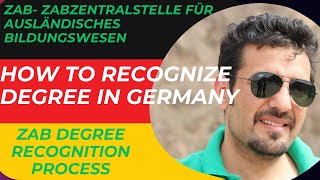 Secrets of ZAB Process Recognizing Foreign Degrees in Germany [upl. by Yelsnia]