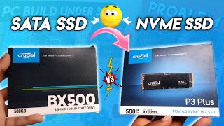 SATA SSD vs NVMe M2 SSD कौन है बढ़िया SSD Speed amp Boot Test Win11 BX500 vs P3 Plus  Trimo Gyan [upl. by Aicercal]