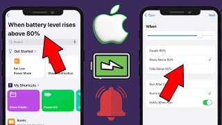 Ontvang een melding wanneer de batterij van uw iPhone 80 bereikt tijdens het opladen [upl. by Montanez171]
