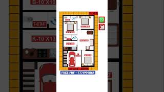 25X40 3bhk house plan 2024  No 102 [upl. by Amsirp]