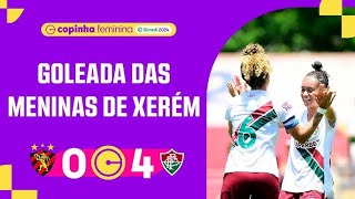 2º Rodada da Copinha Feminina 2024  Sport 0 X 4 Fluminense [upl. by Nosyd]