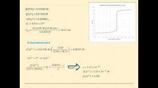 Lesson 50 Complexation Titrations [upl. by Maible]