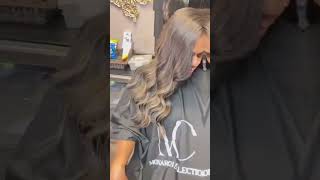 shorts tape in hair extensions adding highlights tapeins tapeinsextensions tapeinextensions [upl. by Remmus]