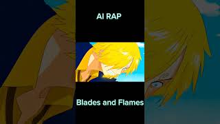 AI RAP Blades and Flames Zoro vs Sanji Rap Battle shorts aimusic airap anime onepiece zoro [upl. by Vod]