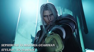 FF7 REBIRTH  SEPHIROTH VS MATERIA GUARDIAN  STYLISH  NO DAMAGE [upl. by Olcott832]