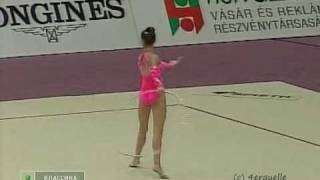 Alina Kabaeva RUS hoop EC Budapest 1999 AA final [upl. by Jareen]