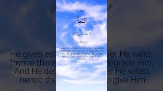 Allahs Name Meaning In Urdu and English Translation  AlMuizz 24  Allah hu allahﷻ muhammad [upl. by Attekahs]