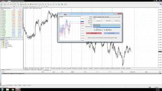 How to place a pending order in Metatrader 4 [upl. by Fonz578]