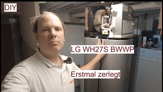 DIY Installation der LG WH27S Therma V Brauchwasserwärmepumpe Part 1 [upl. by Lashondra]