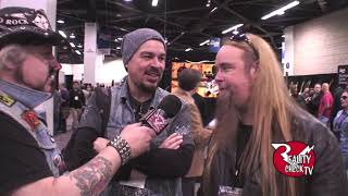 Craig Locicero amp Steve Smyth at NAMM 12518 [upl. by Gerstein673]