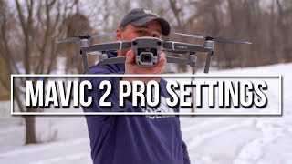 Best Settings for Mavic 2 Pro  The 5 Most Important Numbers [upl. by Odnalra]