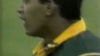 Breyton Paulse stunning solo try v NZ 99 [upl. by Nauqan]