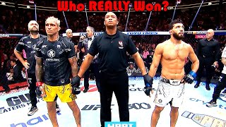 ROBBERY Who REALLY WonCharles Oliveira vs Arman Tsarukyan [upl. by Uball526]