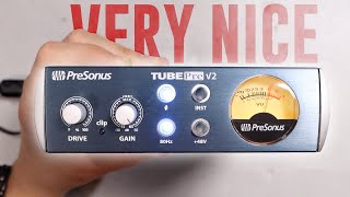 Presonus TubePre V2 Tube Preamp Review  Test [upl. by Aifos161]