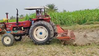 Fiat tractor 640 75 hp New Holland performance on cultivator 13 Hale 🚜🚜 [upl. by Esserac374]