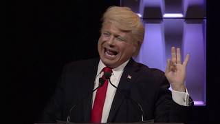 Hilarious Donald Trump Impersonator John Di Domenico in front of a live audience [upl. by Shina]