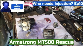 Classic Dellorto carburettor rebuild  PHF34 GS Stretch Armstrong the MT500  Episode 10 [upl. by Samal]