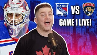 Stanley Cup Playoffs  New York Rangers vs Florida Panthers Game 1 LIVE w Steve Dangle [upl. by Harriot]