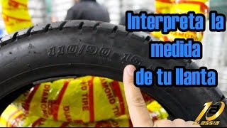 Como leer quotinterpretarquot la medida de una llanta [upl. by Lori111]