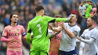 Dramatic Victory Preston North End vs Leeds United  Mesliers Red Card Sparks LateGame Heroics [upl. by Sinoda]