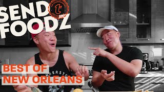 Tim and David Try the Best of NOLA  Send Foodz [upl. by Malet]