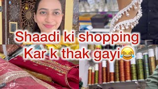 Shaadi ki shopping 8 days to go❤️🧿Dailyvlog CabinCrew [upl. by Pascal]