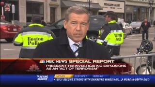 NBC News Special Report Terror in Boston  458pm 4162013 [upl. by Darooge895]