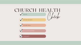 Church Health Check  Shawn Ropp [upl. by Mossman]