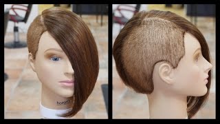 Extreme Womens Haircut  TheSalonGuy [upl. by Orlan699]