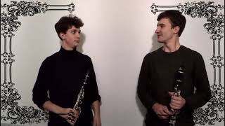 Claribros  Bernhard Crusell  Clarinet Duo No 1 I Allegro moderato [upl. by Astrea]