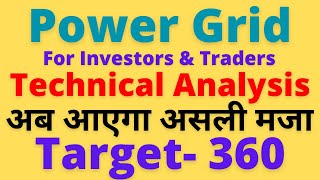 Power Grid Share Latest News  Complete Technical Analysis  Power Grid Share price Analysis [upl. by Amikat266]