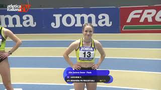 Atletica Indoor Campionati italiani jP 2024 Ancona PALACASALI [upl. by Auqinehs254]