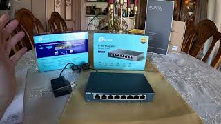 TPLink 8 Port Gigabit Desktop Switch TLSG108 [upl. by Vitalis741]