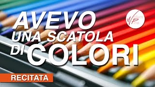 Poesia di una bambina di 12 anni Avevo una scatola di colori  Tali Sorek Poesia [upl. by Aicilav397]