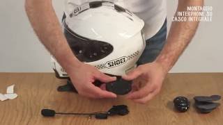 Interphone Tutorial 1 Come Installare lInterfono su Casco Integrale [upl. by Ybbed]