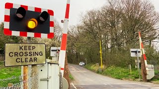 Crowhurst Bridge Level Crossing East Sussex [upl. by Irep]