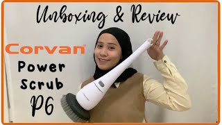 My New Helper Di Rumah  Unboxing amp Review Corvan Cordless Power Scrub P6 [upl. by Barthold]