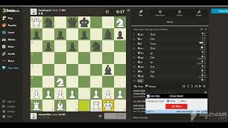 Playing on chesscom with Chess Matser extension [upl. by Anayd]