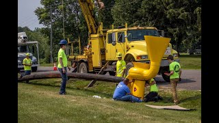 1012 Port ACA Allertor 125 Siren Installation Cumberland WI [upl. by Jessie]