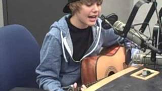 Justin Bieber quotOne Timequot acoustic [upl. by Sivat301]