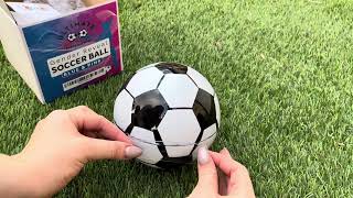 Gender Reveal Soccer Ball  How to Set Up  Ultimate Party Supplies [upl. by Ailedamla622]