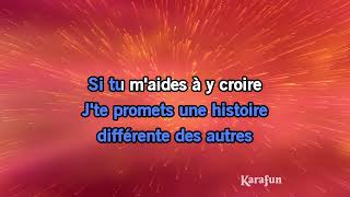 Je te promets  Slimane  Karaoke version  Karafun [upl. by Fenny740]