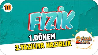 10Sınıf Fizik 1Dönem 2Yazılıya Hazırlık  2022 📝 [upl. by Nesaj]