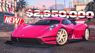 GTA 5 Online  NEW BROKEN Overflod Pipistrello Customization Estrema Fulminea [upl. by Aicilyhp]