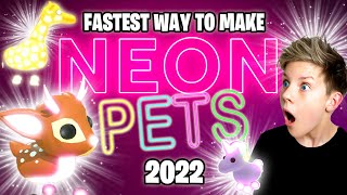 How To Make NEONS FAST in Adopt Me Prezley [upl. by Felton919]