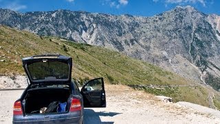 Llogara  scenic drive via Llogara Pass to Dhermi in Albanian Riviera [upl. by Dygall]