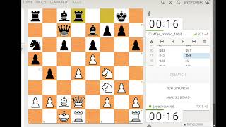 BULLET CHESS GAME ON LICHESS [upl. by Aiderfla27]