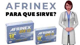 afrinex para que sirve cuándo y cómo tomar afrinex [upl. by Yalc]