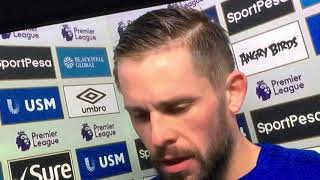 Gylfi Sigurdsson Post Game Interview  Swansea City 13 Everton  Premier League [upl. by Noicpecnoc]